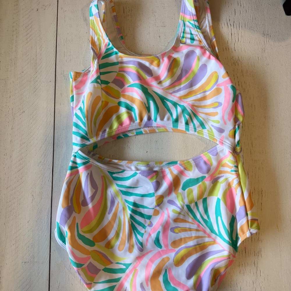 Old Navy Kids Colorful Leaf One Piece